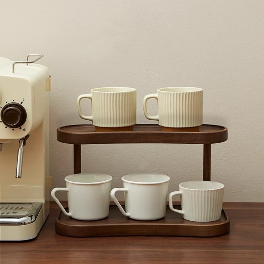 Two-Tier Wooden Desktop Shelf - view 3