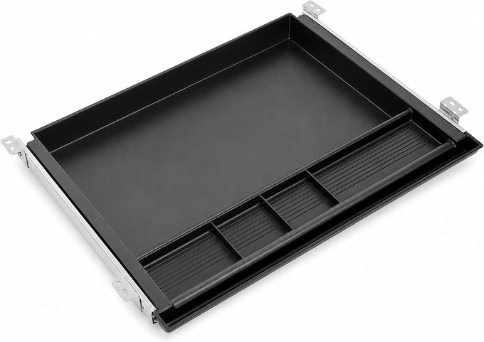 Black Compartment Drawer Tray