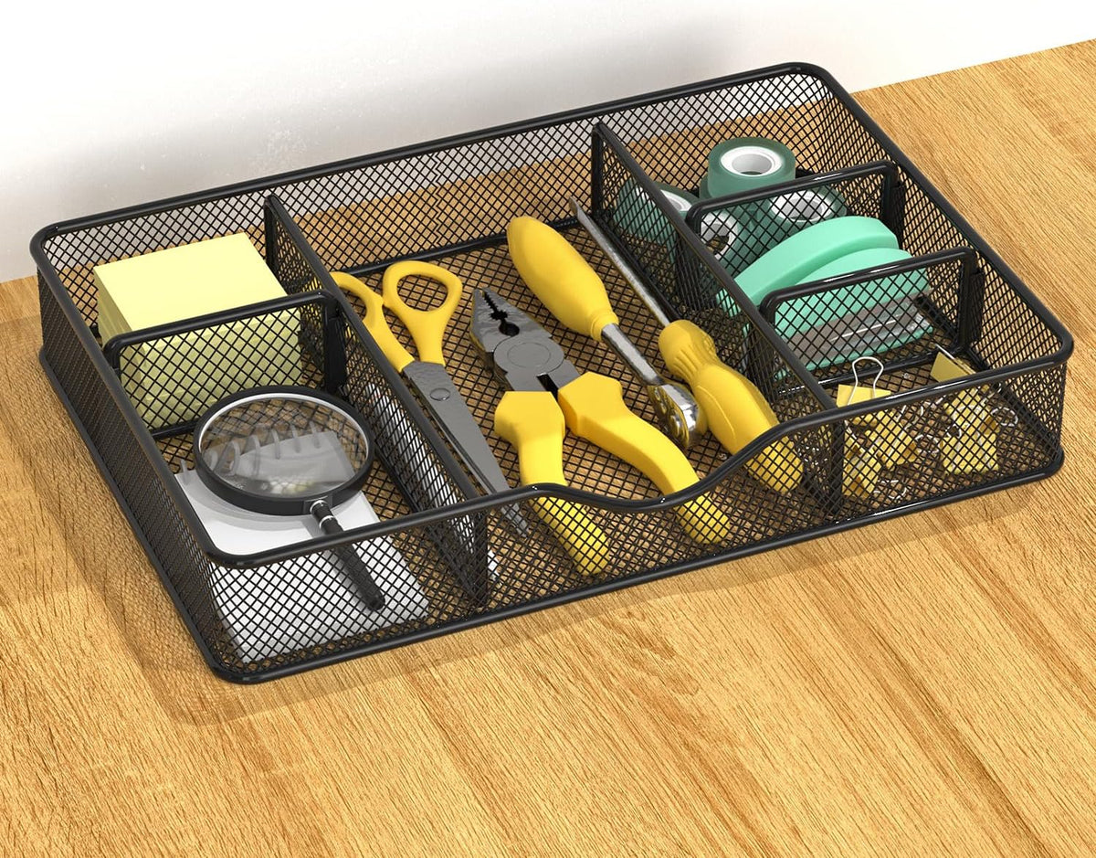 Mesh Compartment Drawer Organizer - view 2