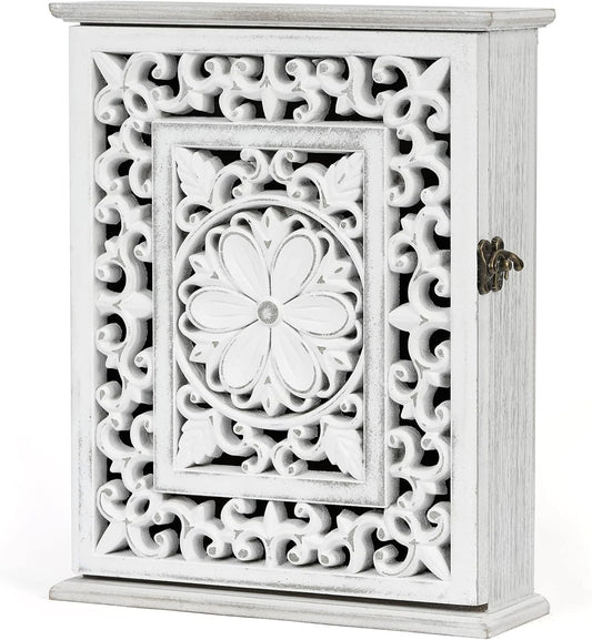 Decorative Carved Key Cabinet - view 1