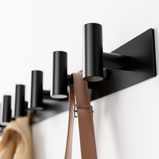 Black Wall Peg Rail - view 1