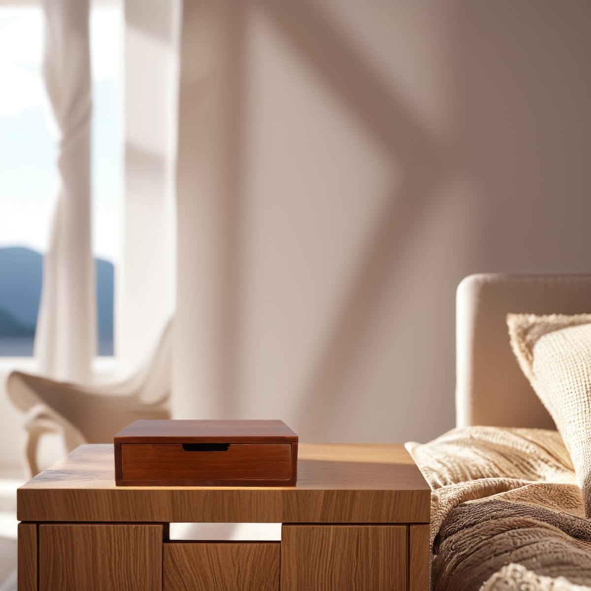 Brown Desktop Storage Drawer - view 5