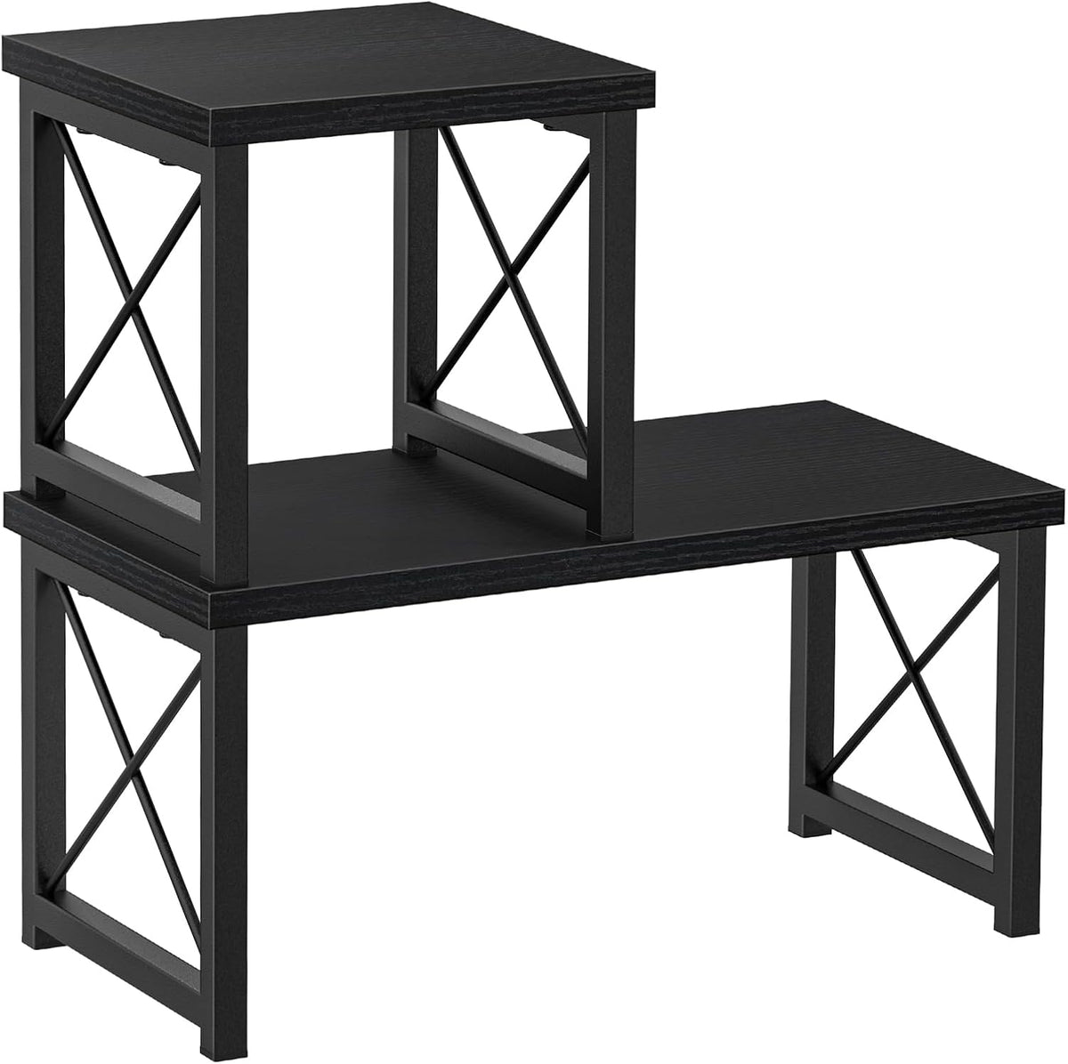 Black Expandable Desktop Shelf - view 1