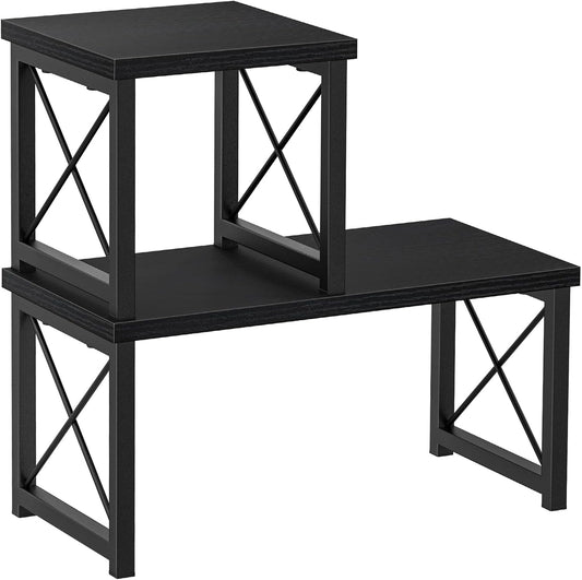Black Expandable Desktop Shelf - view 1