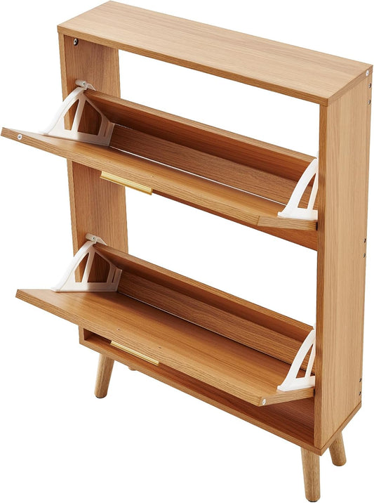 Wooden Wall Magazine Rack - view 1