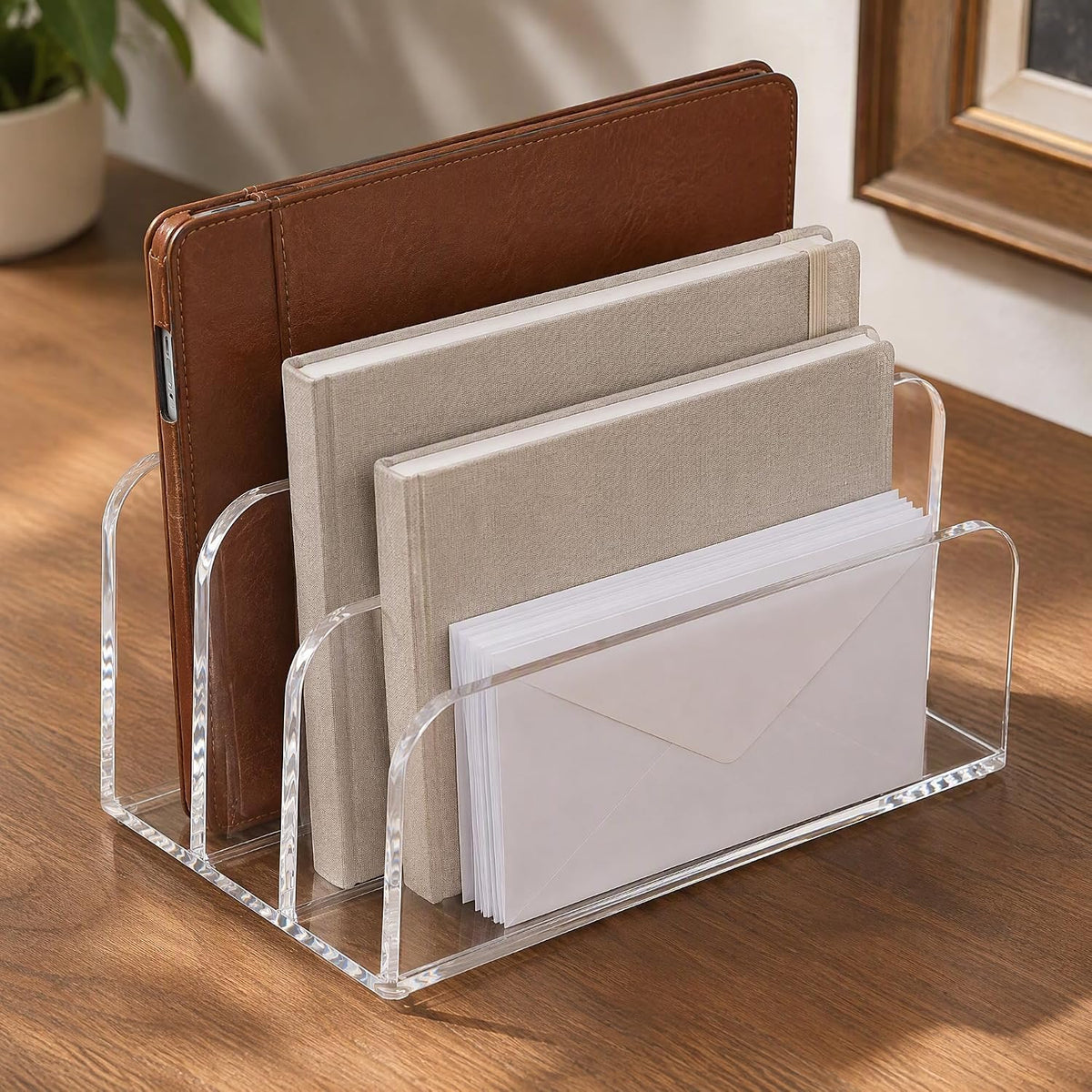 White Metal File Holder - view 5