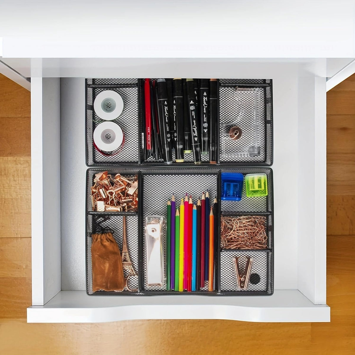Mesh Compartment Drawer Organizer - view 3