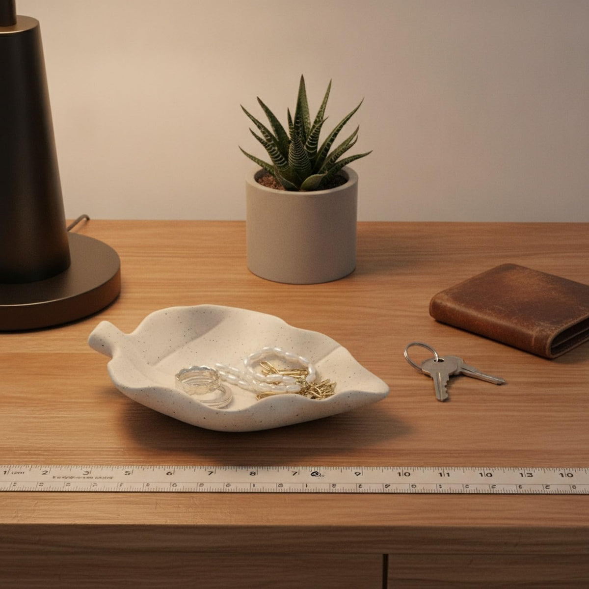 Leaf-Shaped Catchall Dish - view 3