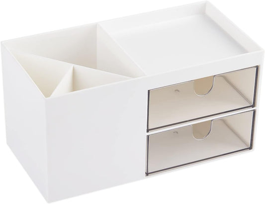 White Desk Organizer with Drawers - view 1