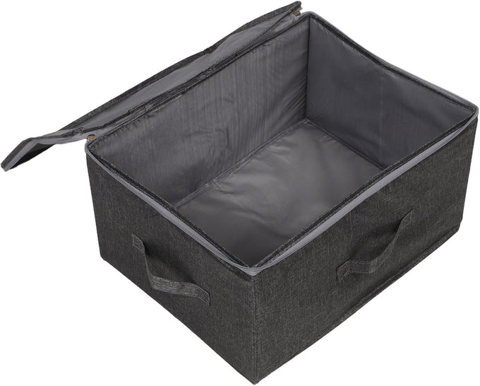 Gray Zip Storage Bag